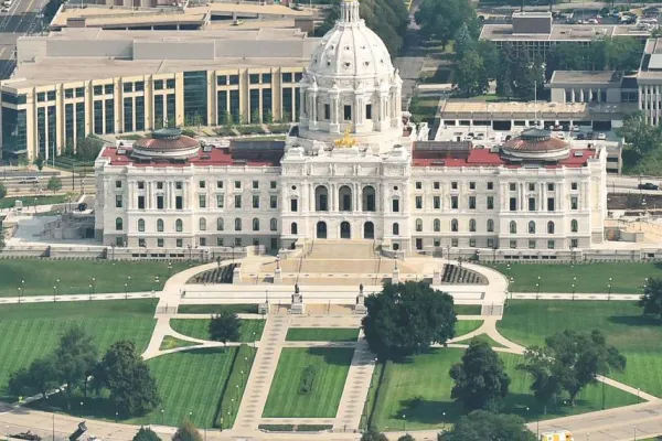 Capitol Mall in Saint Paul Minnesota