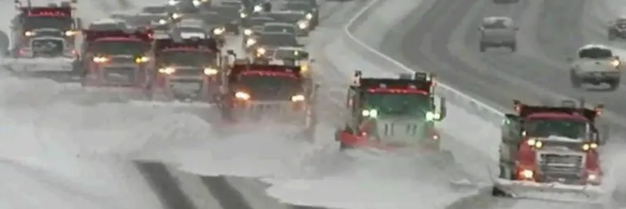 MnDOT gang plowing