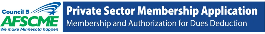 Private Sector Membership Application