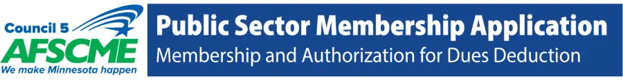Public Sector Membership Application