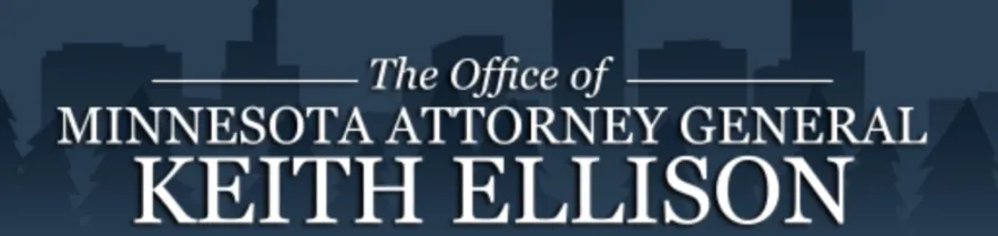 Office of Keith Ellison, Attorney General's office banner from website