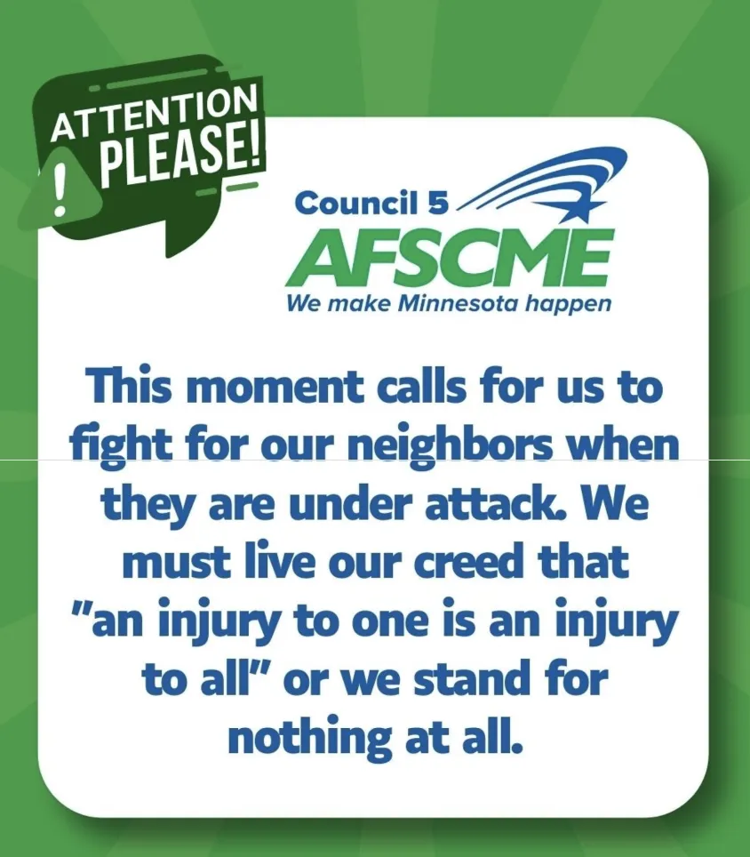 We say her name Renee Nicole Good statement graphic