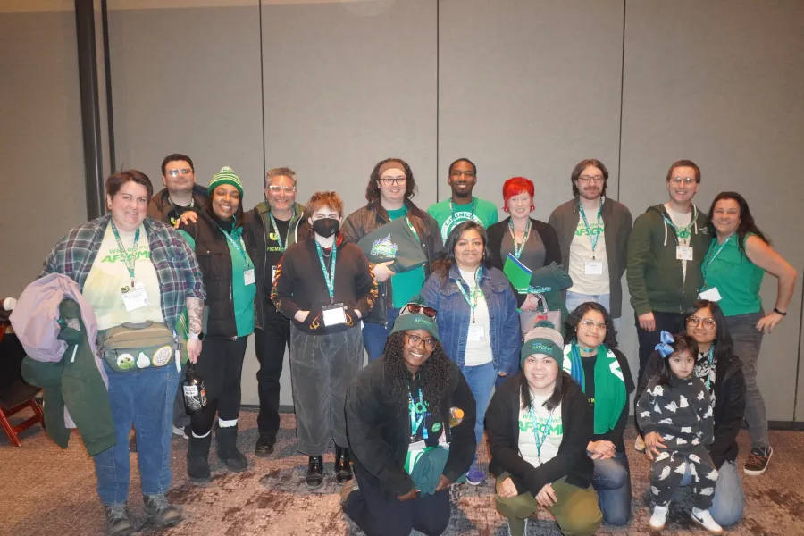 Our entire delegation day on the hill 2026