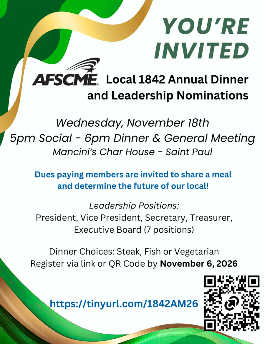 poster for annual dinner at Mancini's Char House! 