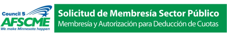 Solicitud de Membresía Sector Público
