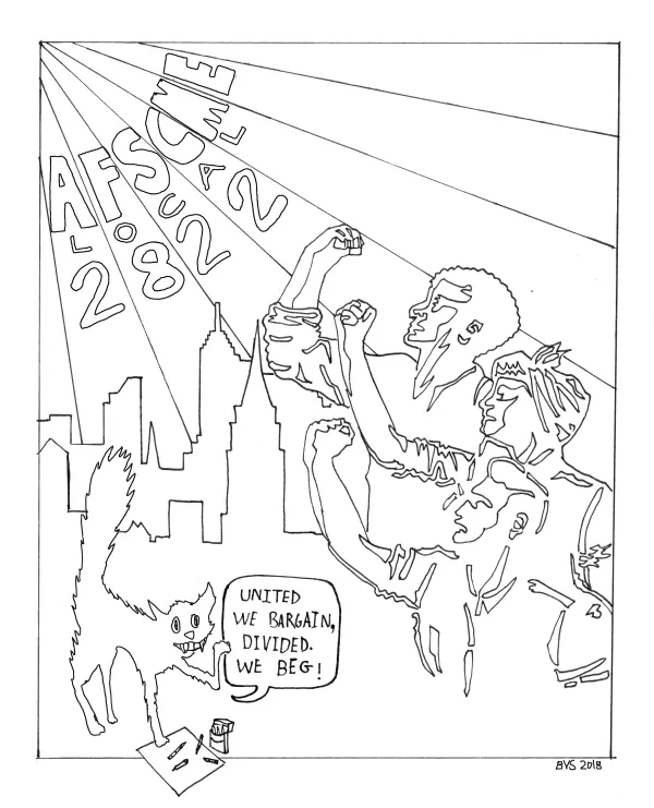 AFSCME Local 2822 Contract 2018 Coloring Sheet